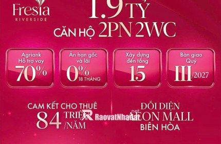 CĂN HỘ CAO NHẤT TP BIÊN HÒA 30 TẦNG VIEW SÔNG ĐỒNG NAI ĐỐI DIỆN AEON MALL ĐANG XÂY DỰNG